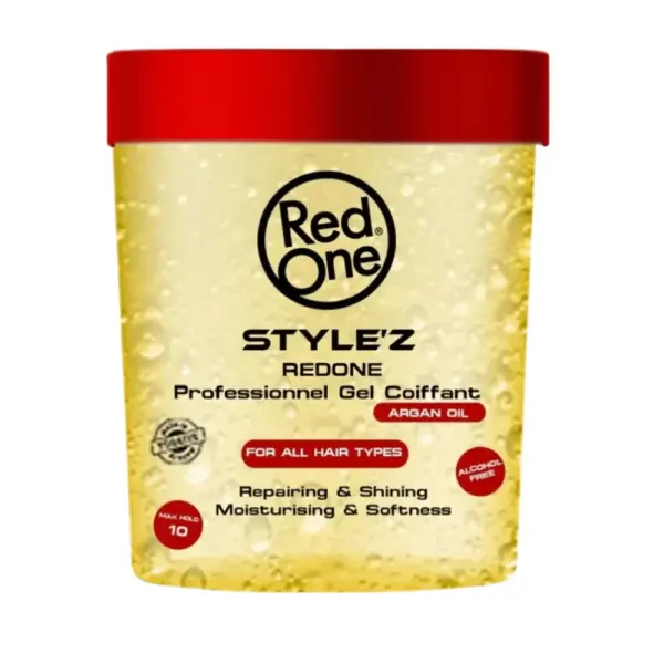 Red One Style'Z Hair Gel Argán Oil 483ml Red One Style'Z Hair Gel Argán Oil 483ml